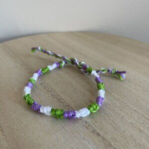 Katerina Bracelet, anklet, trendy, comfortable, tie, embroidery thread, woven, g